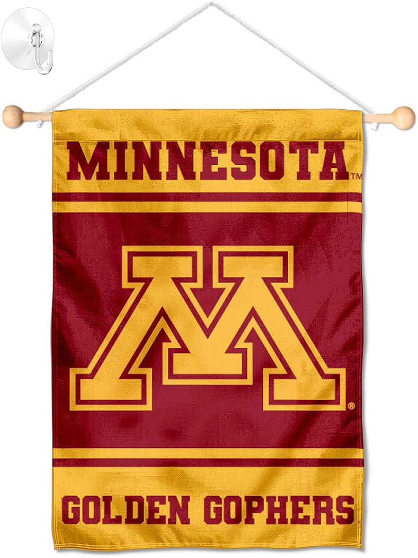 Minnesota Gophers Window Wall Banner Hanging Flag with Suction Cup - Image 2