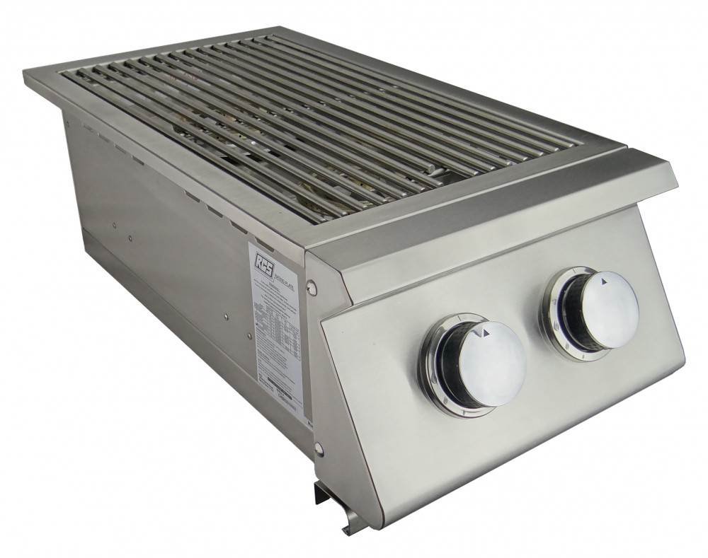 Premier Series Stainless Steel Double Side Slide-In Burner - LP
