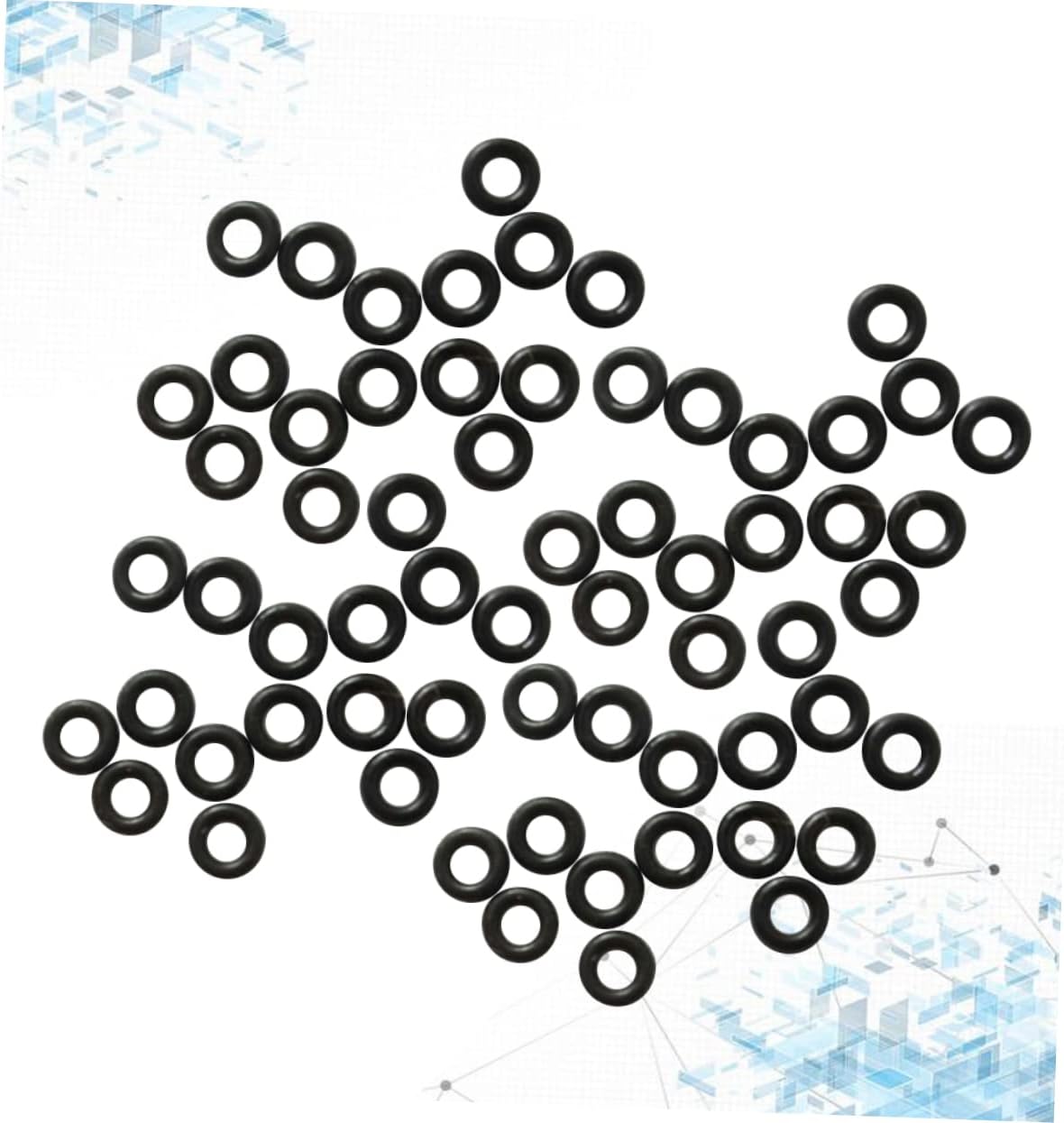 KOMBIUDA 100pcs Rubber O-Ring Washers for Dart Rods Non-Slip Round Pads Black Professional Accessory for Enhanced Grip and Stability in Dart Games