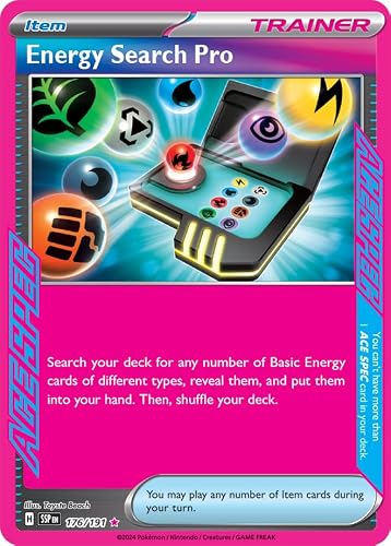 Pokemon - Energy Search Pro 176/191 - Surging Sparks - Ace Spec - Tarjeta indivi