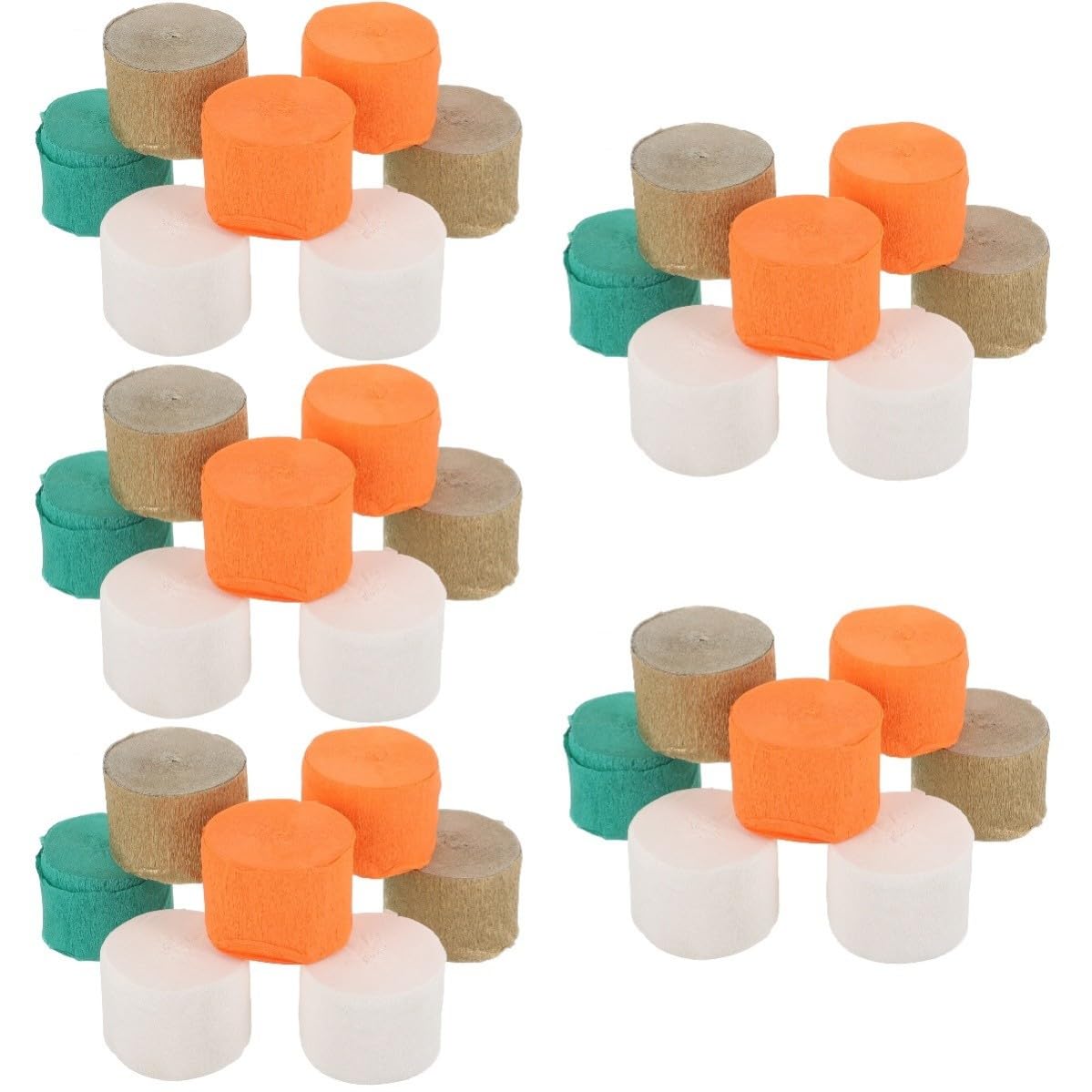 TOYANDONA 40 Rotoli Streamer di Carta Decorativi Multicolore per Feste