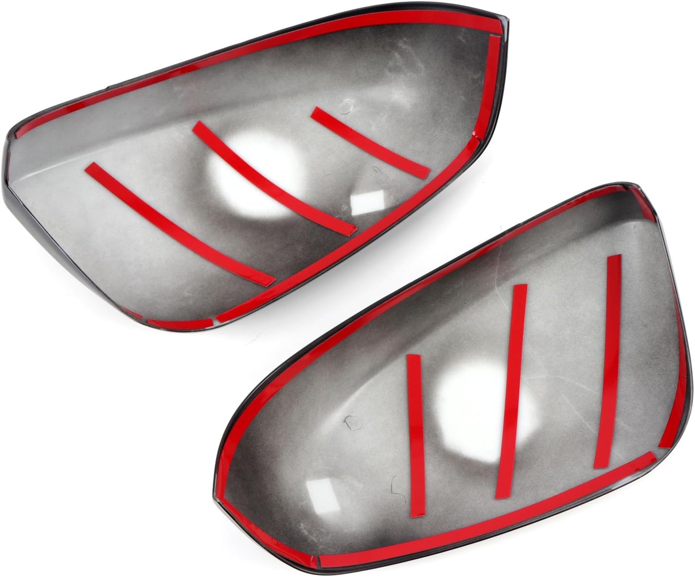 for Toyota Tacoma 2024 ABS Exterior Side Door Mirror Cover Trim 2pcs Car Accessories (Only fit for The Mirror Without Turn Light) (Glossy Black)