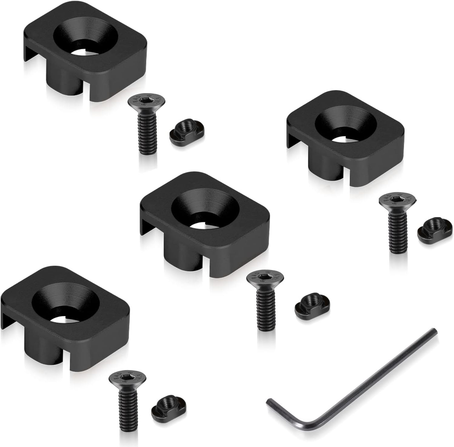 Bontok Pressure Switch Cable Guides, Light Pressure Switch Cable Clips Compatible -4 Pack(Black)
