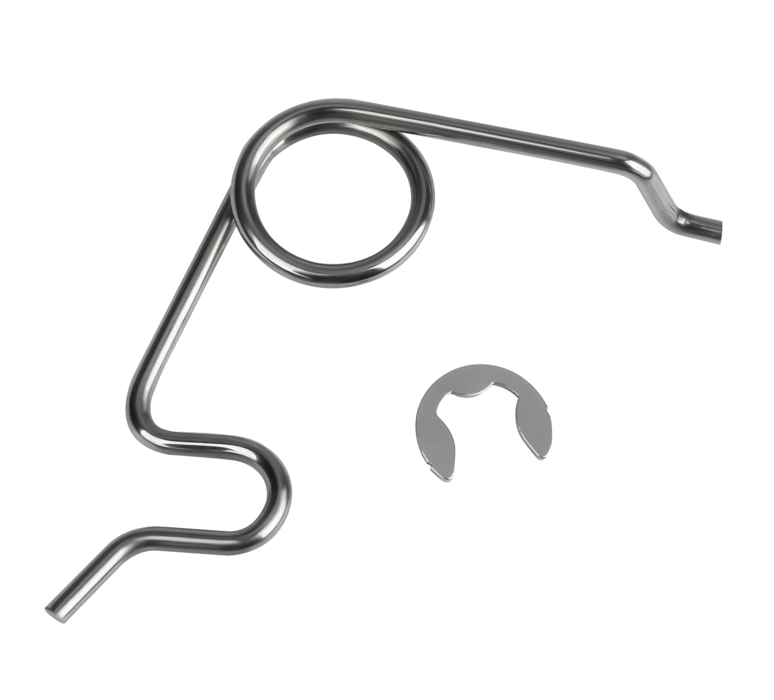 Fuel Door Spring fit for Toyota Tundra, Stainless Steel Gas Door Spring for Tundra 2007-2020, Fuel Tank Door Pocket Spring Repair Replacement 77305-0C050, 77305-0C060