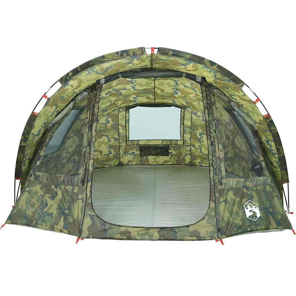 Tenda da pesca per 2 persone, modello mimetico, impermeabile, 330 x 315 x 176 cm, per campeggio, attività all'aperto, con protezione UV, leggera, portatile, per pesca e spiaggia