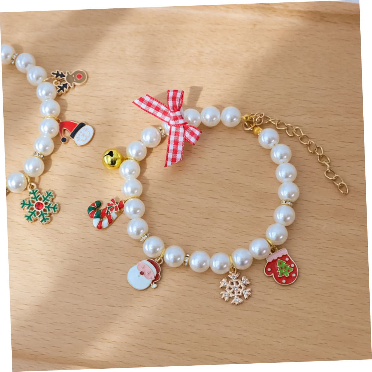 BESPORTBLE 5 Pièces Adorable Collier De Collier De Chaton Décoratif De Chat Délicat pour Animaux De Compagnie avec Clochettes Chat Perle s pour Chiots