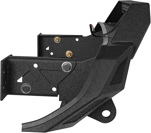 Miniatura 7 de Parachoques delantero Tacoma Stubby con barra de luz LED de 72 W y soporte de placa de matrícula de acero con textura compatible con camioneta