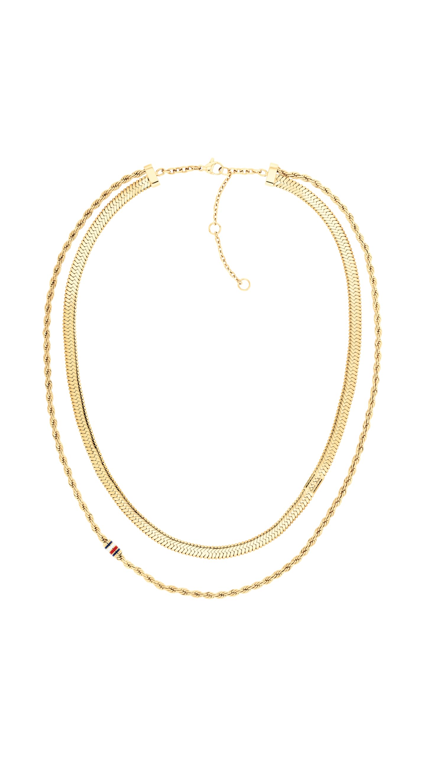 Tommy Hilfiger Jewelry Collana A Doppia Catena Da Donna In Oro Giallo - 2780980-image