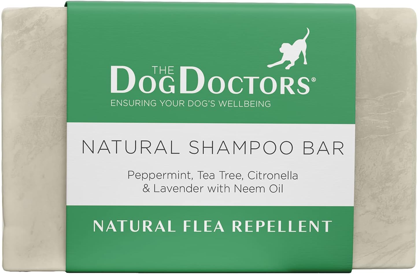 The Dog Doctors Tea Tree & Neem Oil Shampoo Bar 100% Natural Handmade In The Peak District UK