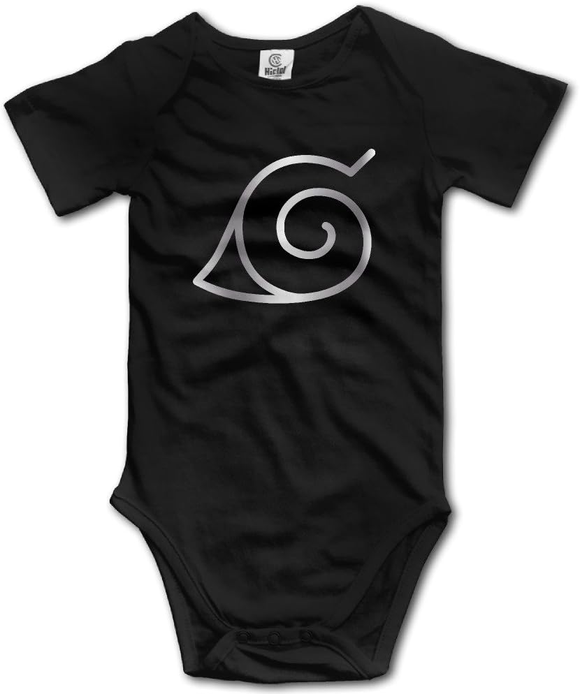 CHJGYGGV Girls' Boys' Infant Naruto Konoha Village Ninja Shinobi Cosplay Romper Jumpsuit Bodysuit