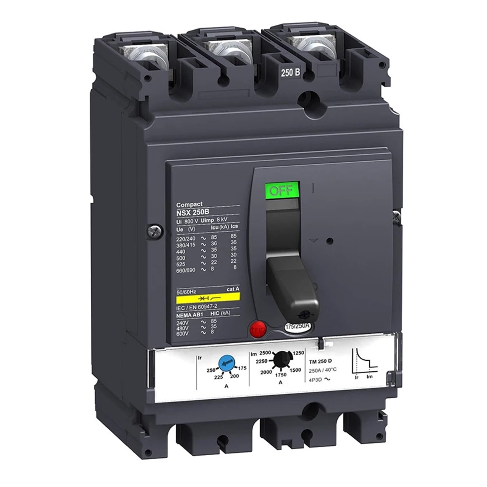 Amazon.com: NANZU LV431112 Molded Case Circuit Breaker NSX250B TMD