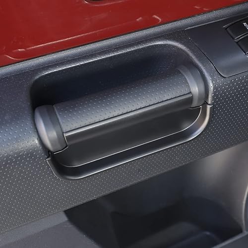 Miniatura 5 de LLKUANG Caja de almacenamiento para manija de puerta de automóvil Toyota FJ Cruiser 2007-2021, organizador multifunción ABS, kit de panel -2 unidades