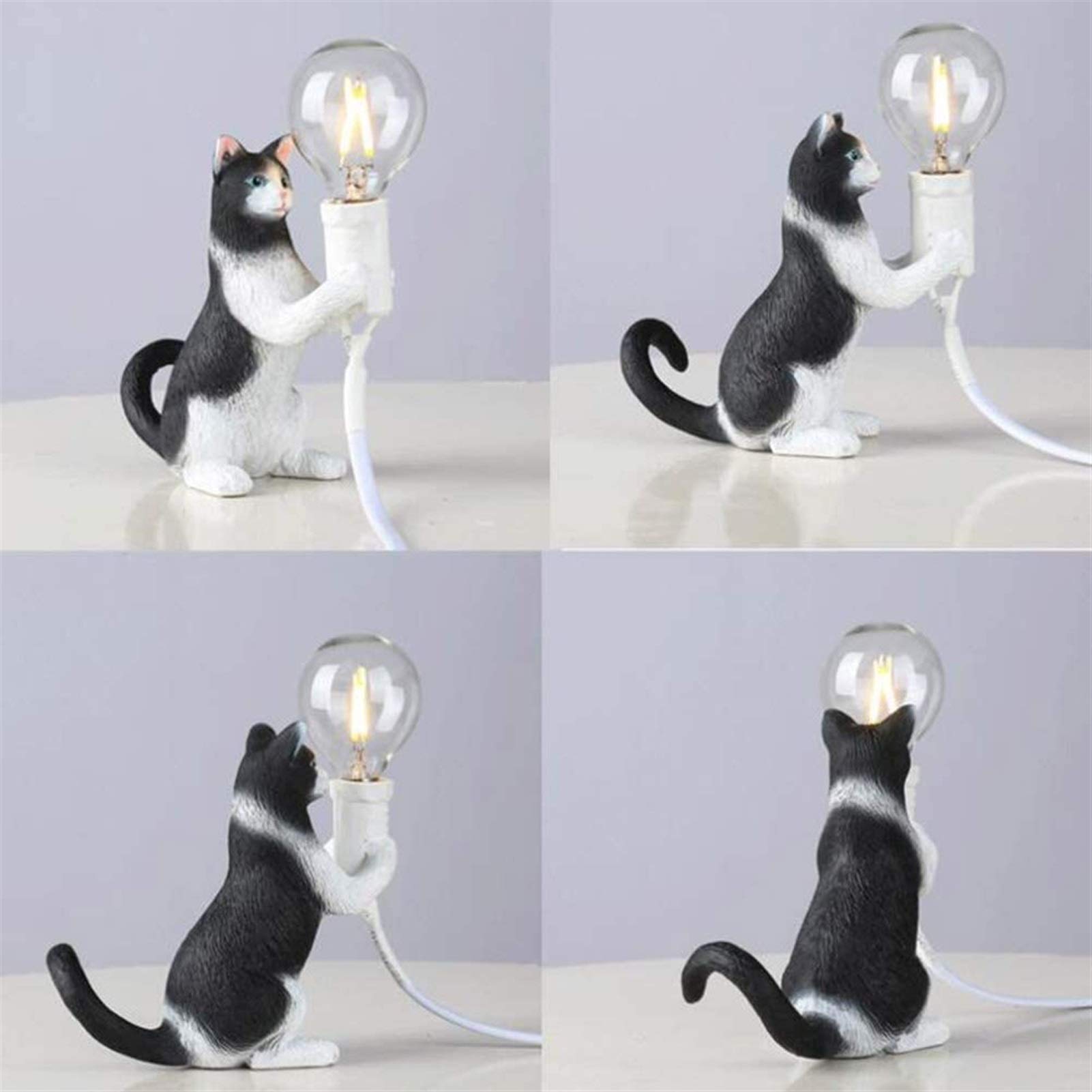 Amazon.co.jp : かわいい猫のテーブルランプ、ホーム