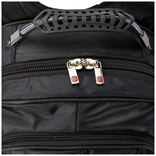 Mochila Executiva, Swissland, Unissex, Preto/Azul