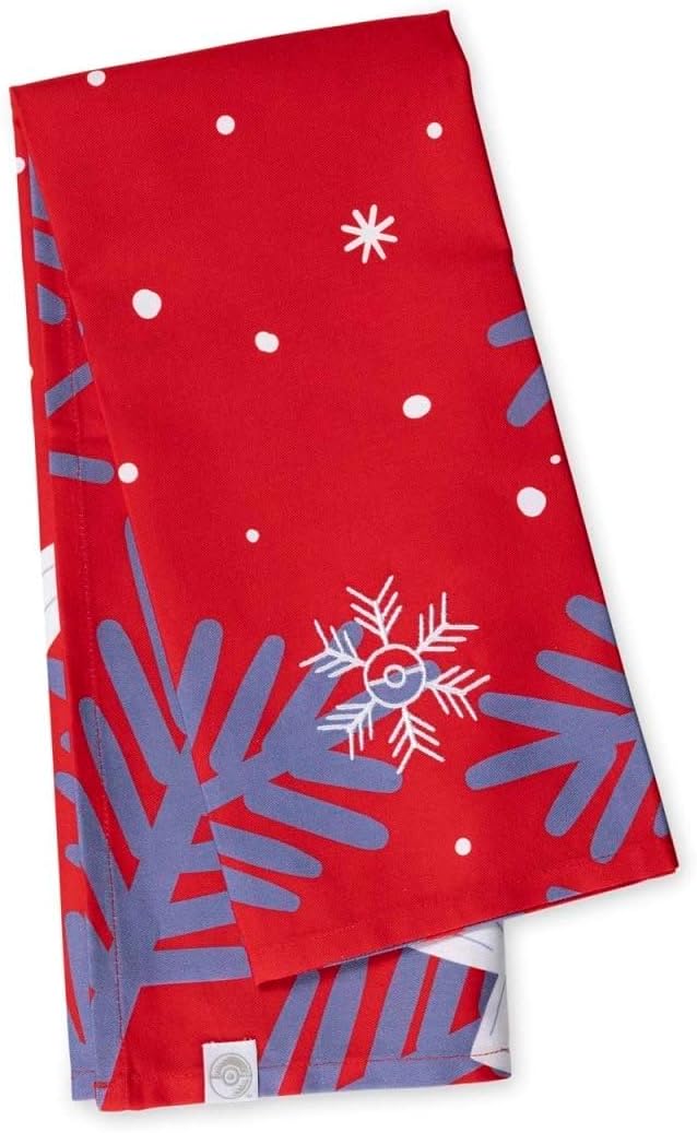 Pokémon Center Winter Woodland Red & Blue Tea Towels (2-Pack)