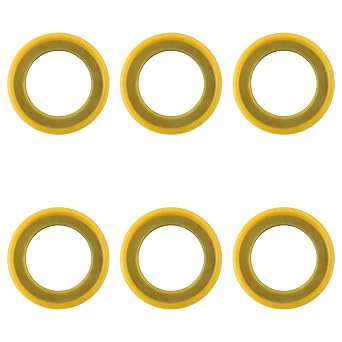 PEUTIER 6pcs 26-830749 Gearcase Drain Plug Seal Washer Gaskets for Mercury
