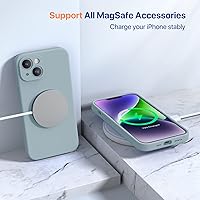 Vista 1433 de Miracase Funda diseñada para iPhone 13 Pro Max con protector de pantalla, [forro de microfibra suave antiarañazos], funda protectora de silicona