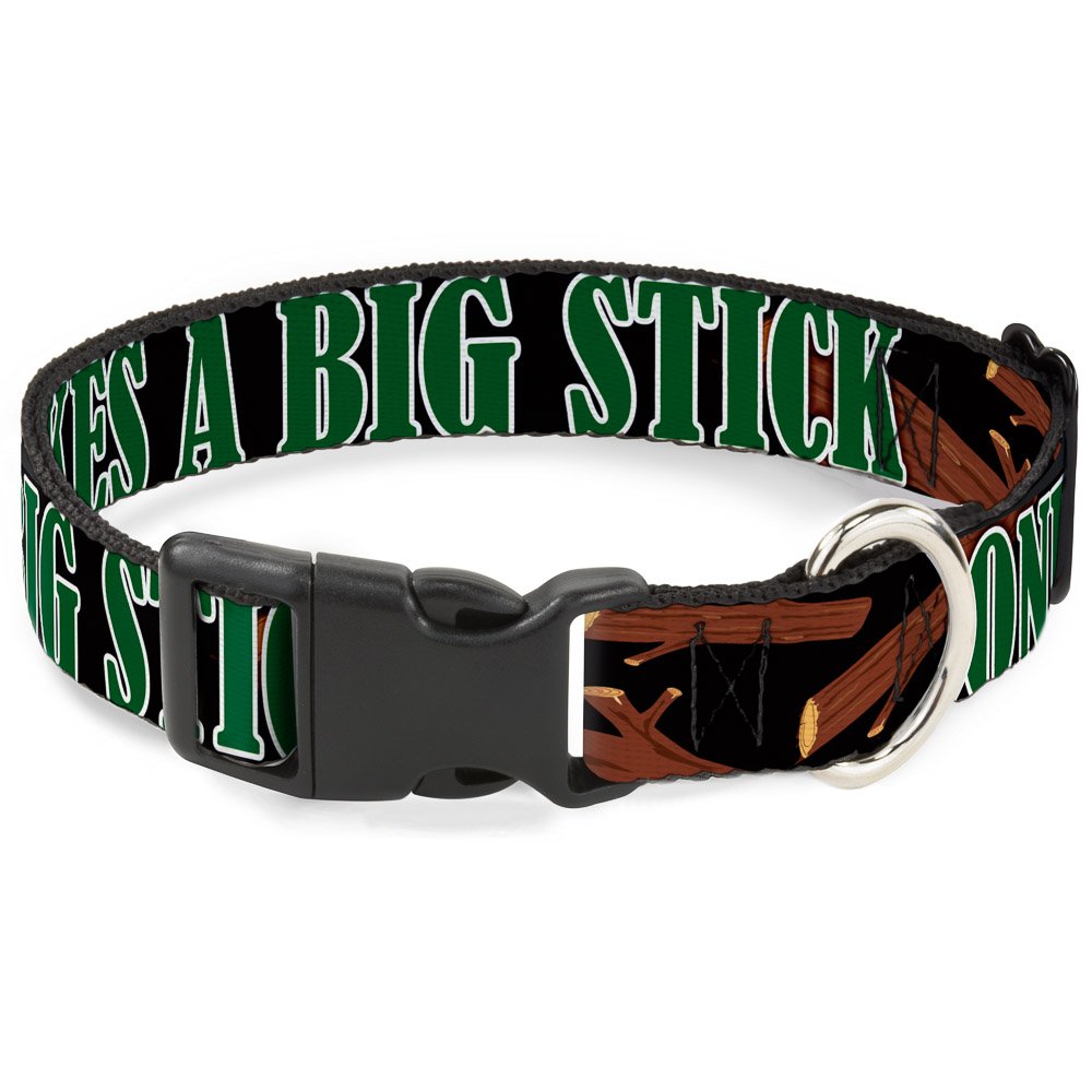 Collier Buckle Down J'aime Big Sticks Medium réglable 16-58,4 cm pour grand et moyen chien