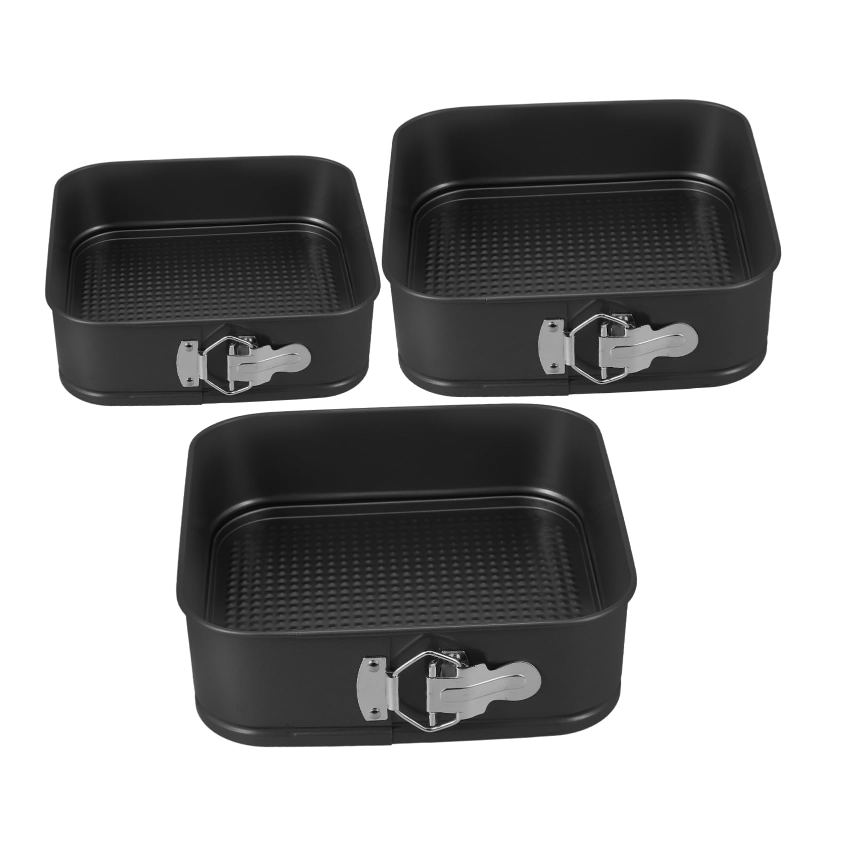 ABOOFAN Bakeware Cheesecake Pan Set Square Pans Leakproof Bottom Non-stick for Easy Cake Baking