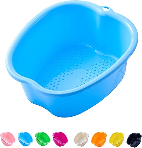 Miniatura 23 de AXLOFO® Lavabo de baño de pies para remojar pies, bañera grande de plástico para remojar pies, cubo de baño de pies para masaje de pies, ideal