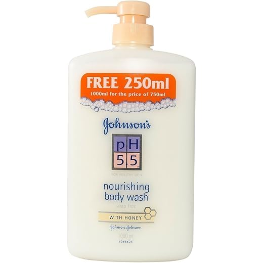 Johnsons Honey Body Wash 1000ml