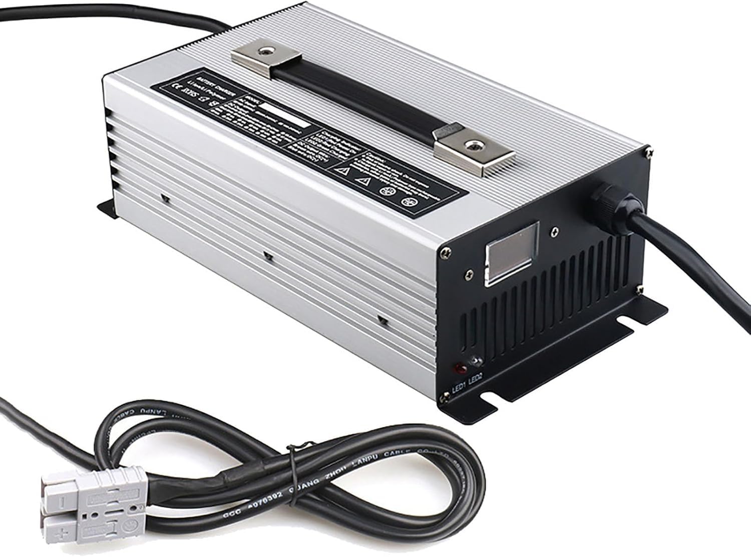 Zasilacz 1500 W, ładowarki Akumulatorów Kwasowo-ołowiowych 12 V / 24 V / 36 V / 48 V / 60 V / 72 V, ładowarka Do Wózków Widłowych, Z Wtyczką Anderson 50a, 24V/40A