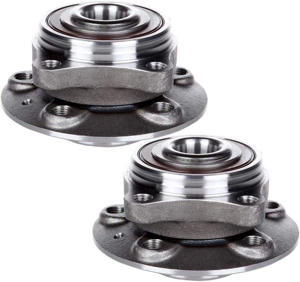 OCPTY 2pc New Premium 513194 front Wheel Bearing and Hub Assembly fit For 5-Lug With ABS 2001-2009 S60 1999-2006 S80 2001-2007 V70 2003-2009 XC70