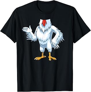 Easy Chicken Costume Chicken Body Headless Chicken Costume T-Shirt