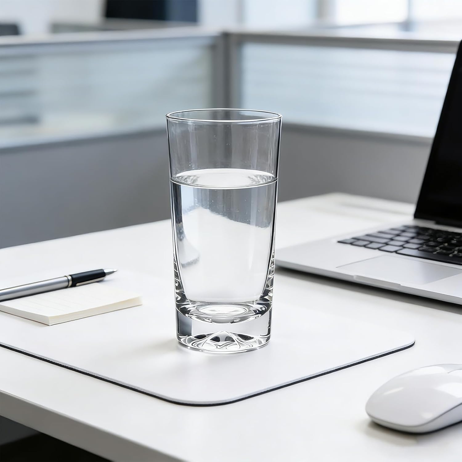 Drinking Highball Glasses Set of 6, 16oz Crystal Water Glasses with