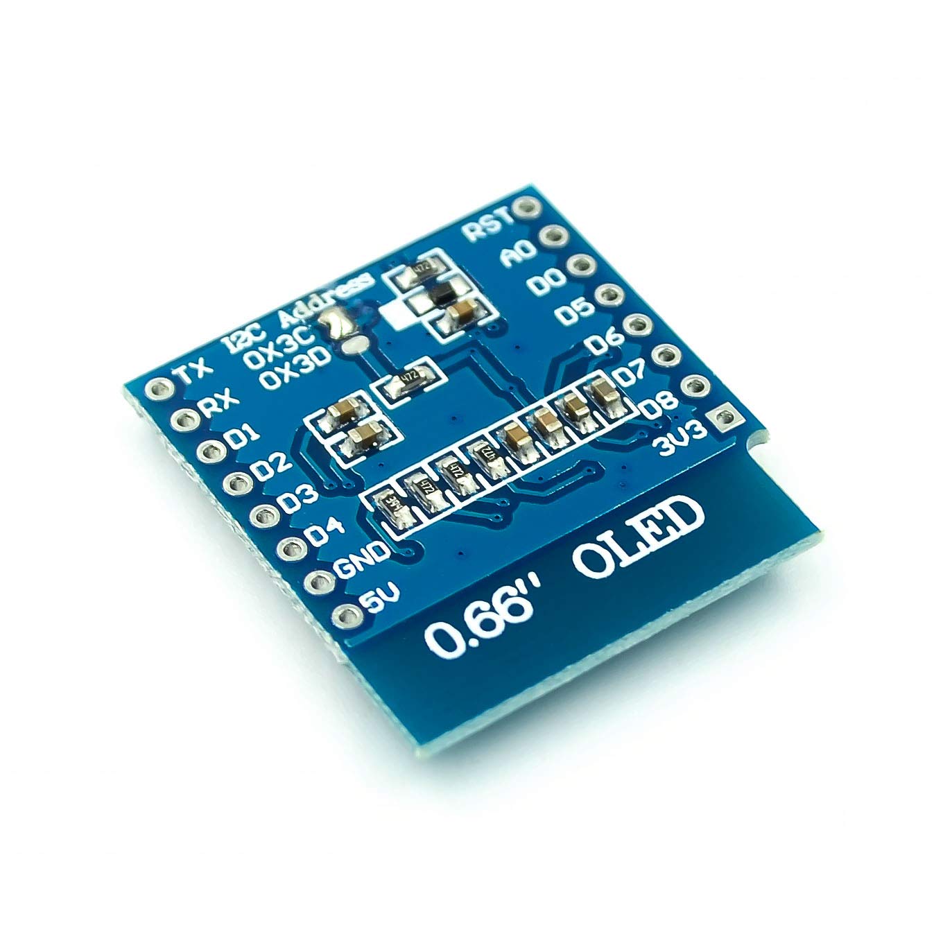 0.66 inch OLED Display Module for WEMOS D1 Mini ESP32 Module Arduino AVR STM32 64x48 0.66