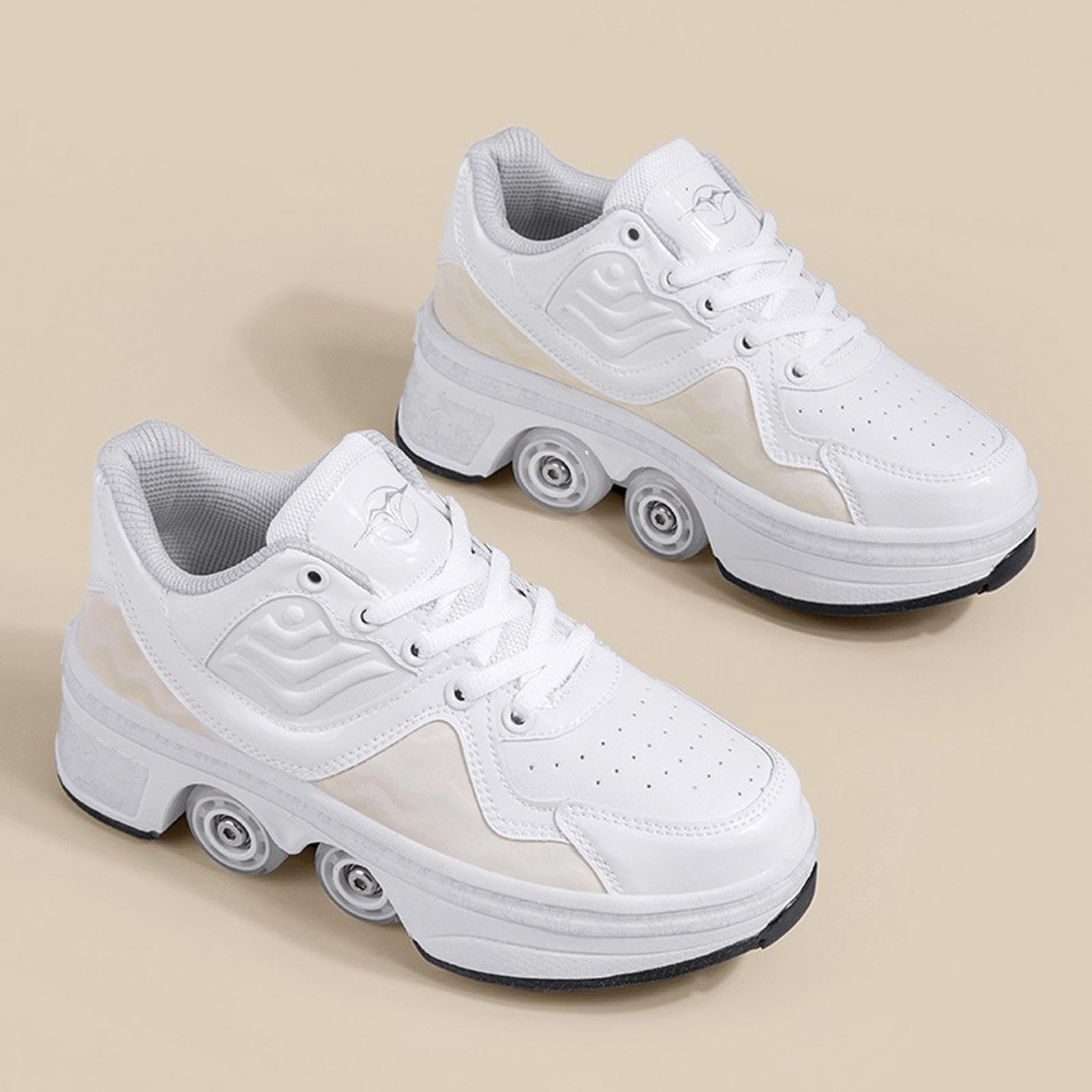 Rollschuhe Schuhe Rad Schuhe für Jungen Mädchen Erwachsene Rollschuhe Schuhe mit Rädern Flexible Schlittschuhe als Geschenk