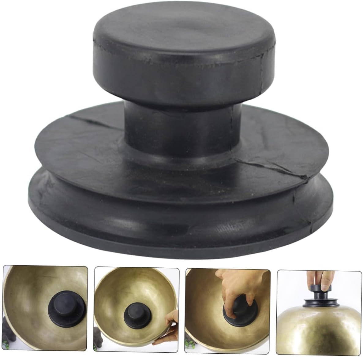 Mikinona 3pcs Bowl Lifting Handle for Sound Bowls Compact and Portable Design Strong Power Holds for Meditation and Spiritual Practices