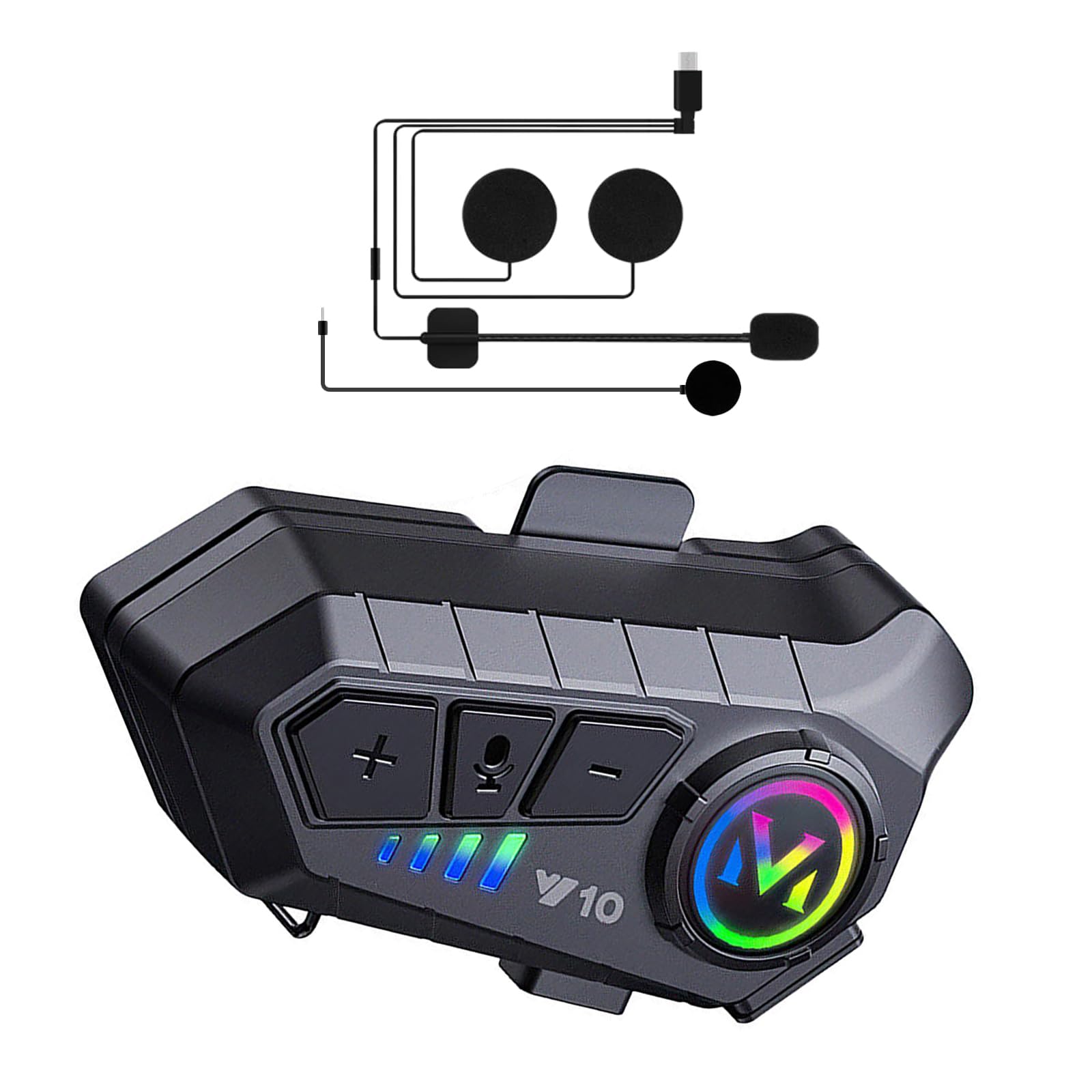 HiFi Bluetooth 5.3 Bilateral Stereo Wireless Motorcycle Helmet Headset