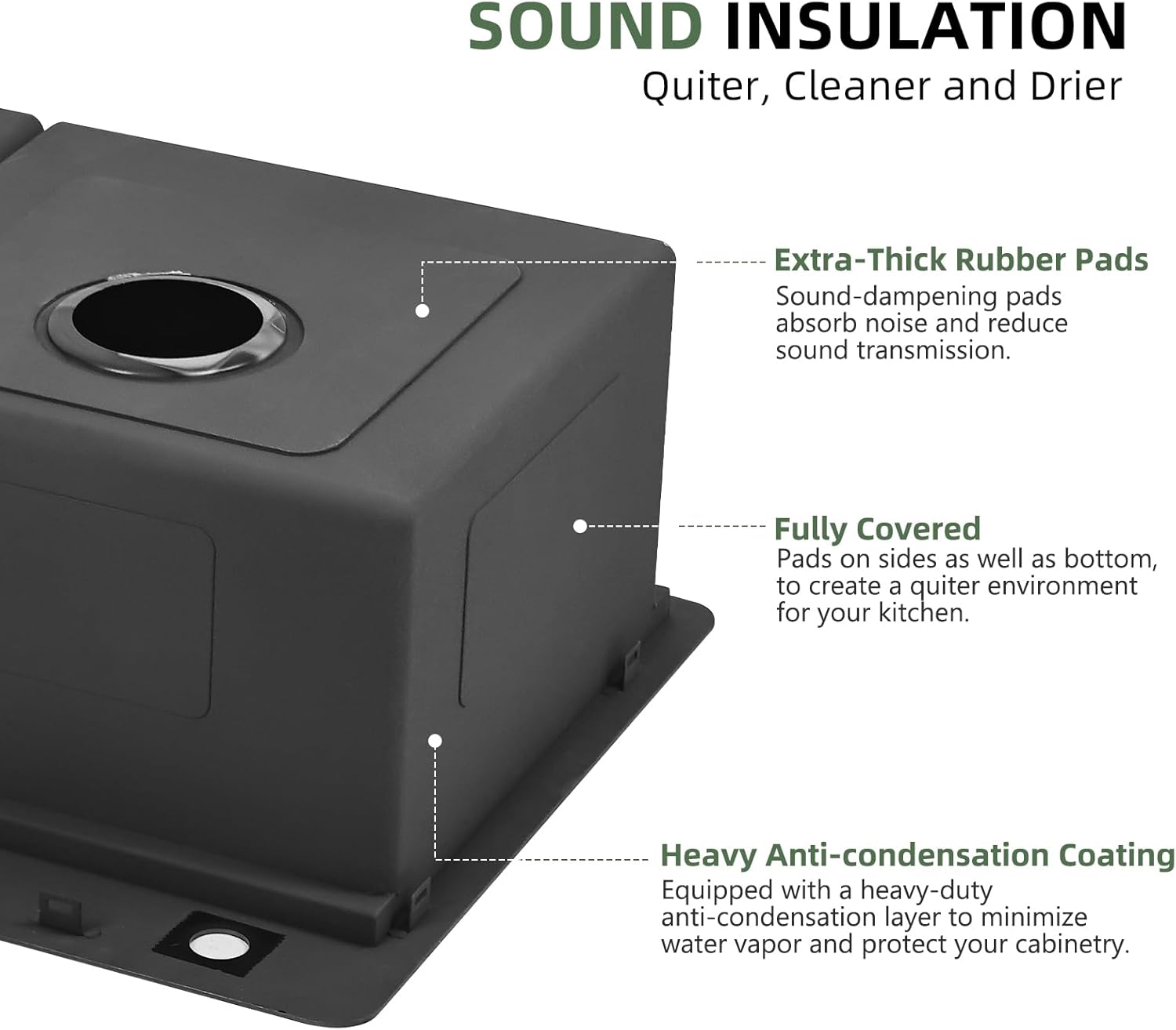 Davivy 30 inch Black 50/50 Double Bowl Kitchen Sink With Faucet, 16 Gauge Black Stainless Steel Kitchen Sink Workstation, 30x19x9 Topmount/Drop In Double Basin with Accessories, Low Divide Design