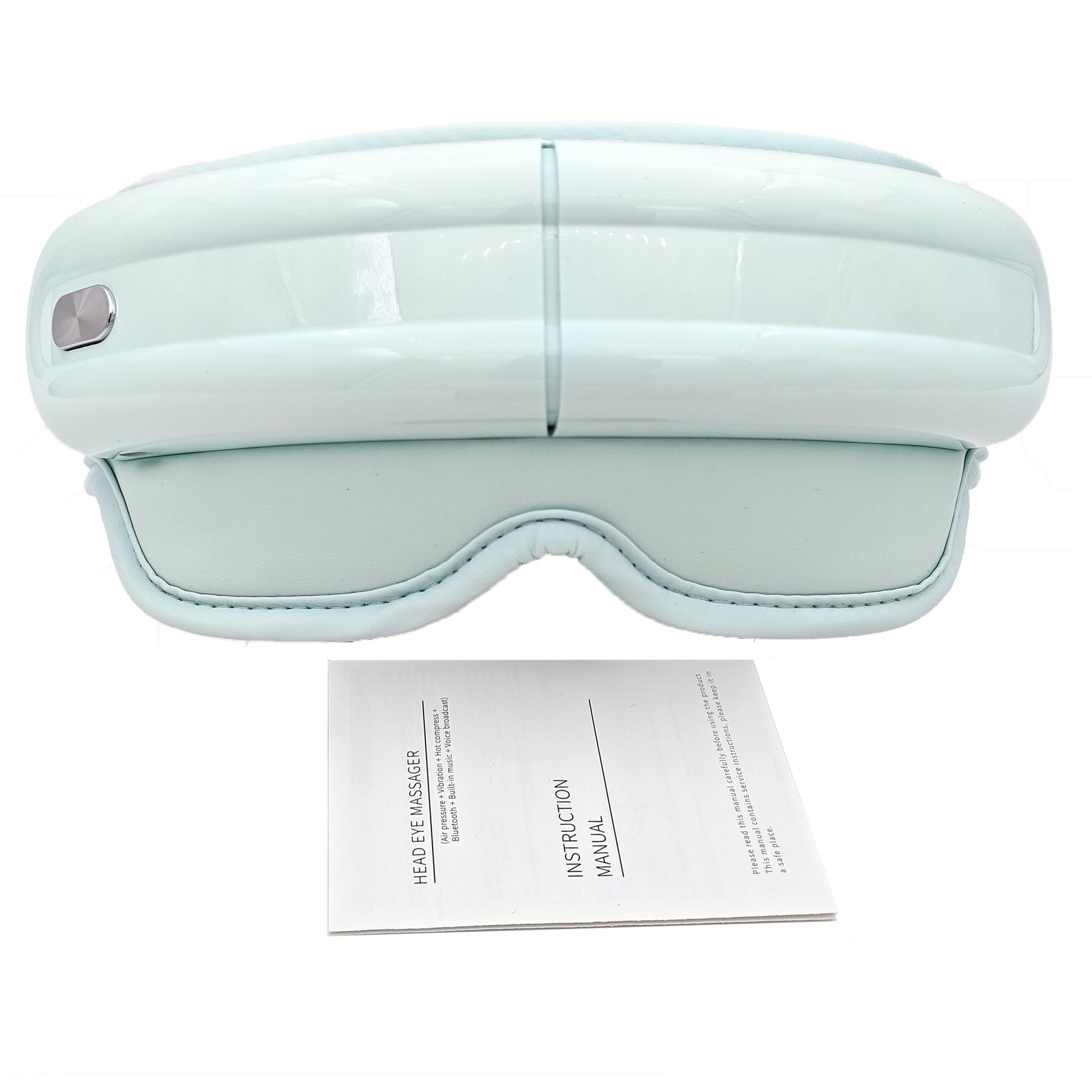 Eye Head Massager with Air Compression Bluetooth Music 5 Massage Modes 180 Foldable Design - Relief for Migraine