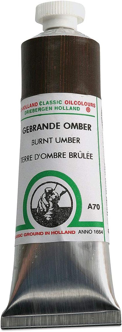 Old Holland Classic Oil: 40 ml Burnt Umber Earth