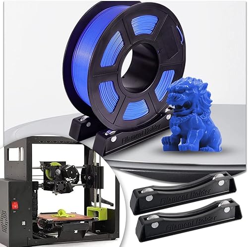 Miniatura 5 de Soporte de filamento para impresora 3D, soporte ajustable para carrete de impresora 3D, soportes duraderos para materiales de impresión 3D, 2