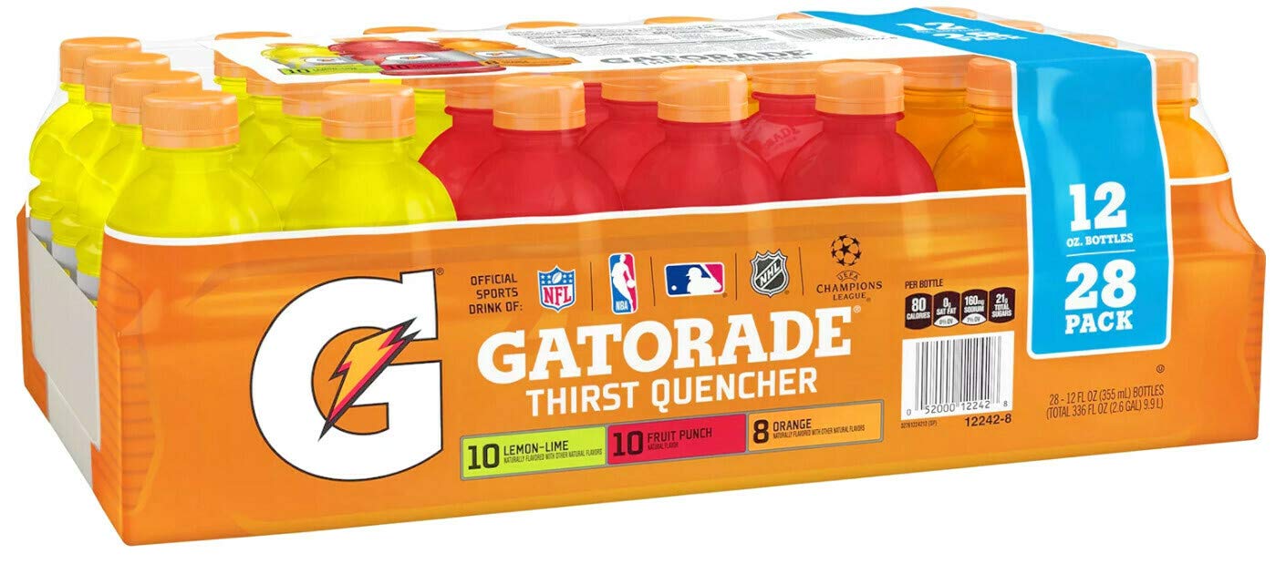 Gatorade Sports Drinks Core Variety Pack (12 fl. oz. bottles, 28 ct.) : Grocery & Gourmet Food
