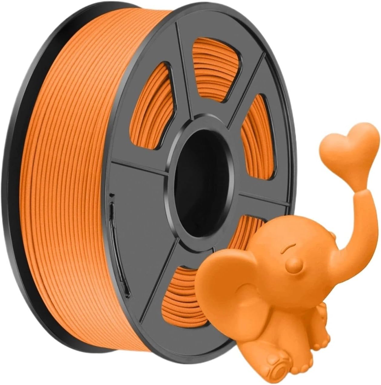 3D PLA Matte Printer Filament 1.75mm 1100G Neatly Wound PLA Filament with Matte Finish Print with 99% FDM 3D Printer