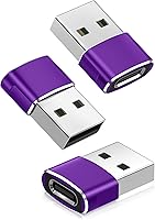 Vista 1 de Basesailor USB to USB C Adapter 3 Pack,Type C Female to USB A Male Cable Converter for Apple Watch iWatch Series 7 8,iPhone 15 14 13 11 Max Pro,iPad