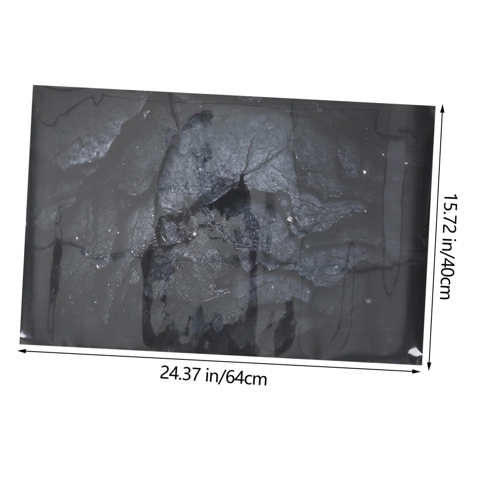 Hemoton 3D Effect Fish Tank Background Sticker Decorative Aquarium Cling for Goldfish Tank