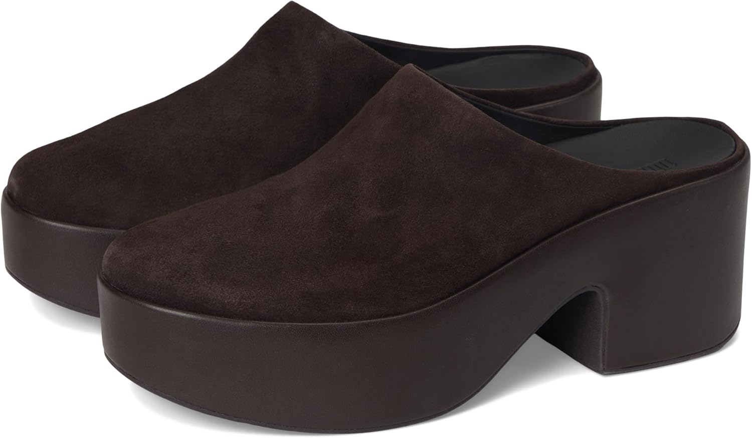 FitFlop Womens Platfforms Suede Heeled Mules - Image 13