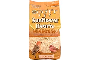 Scott Pet Bird Feed Sunflower Hearts and Chips Birdseed