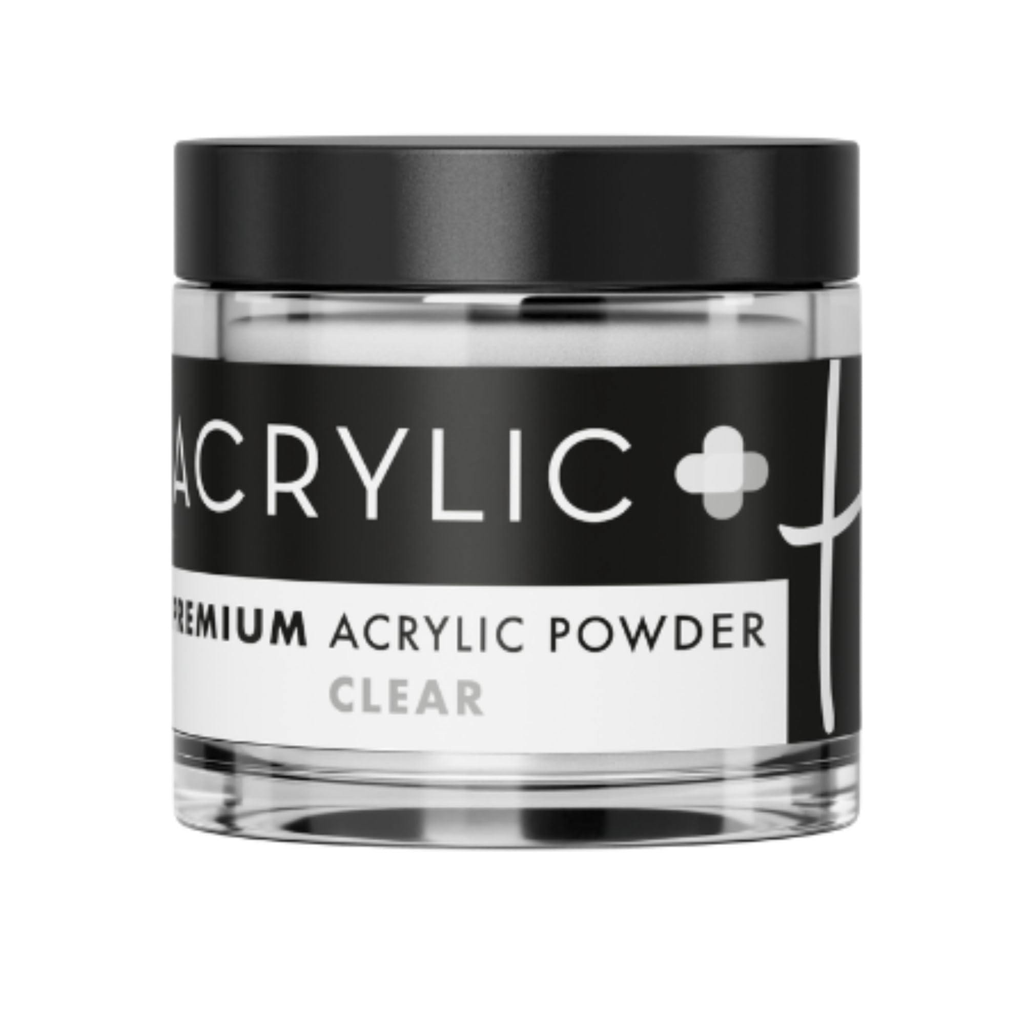 Halo Acrylic Plus Powder - Clear - 45g. Acrylic Nail Powder for Acrylic Nails, Nail Extensions & Nail Art. HEMA Free Acrylic Powder for Professional & Home Use.