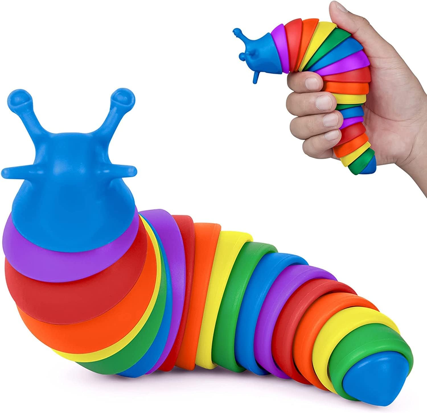 Sensory Fidget Slug Toys, Fidget Toy for Autistic Children