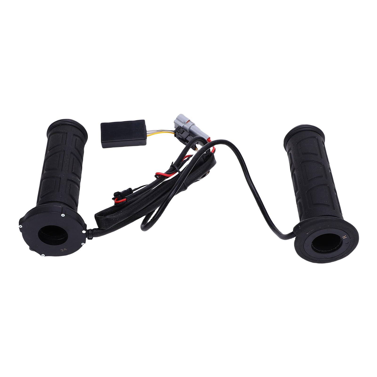 Generic Manopole Riscaldate Universali ATV Scaldamani Elettrici Impermeabili Antiscivolo per Manubrio da 7/8 Pollici 22 Mm