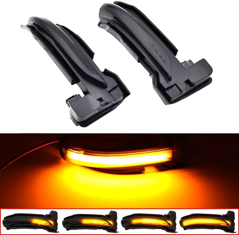 Turn Signal Light for 2019-2022 Scroll Blinker Indicator Rearview Mirror Lamp Car Led Dynamic Turn Signal Light for Kuga Dynamic Turn Signal Light