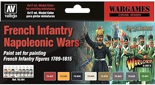 French Napoleonic Paint Set (8) (boxed Vallejo)