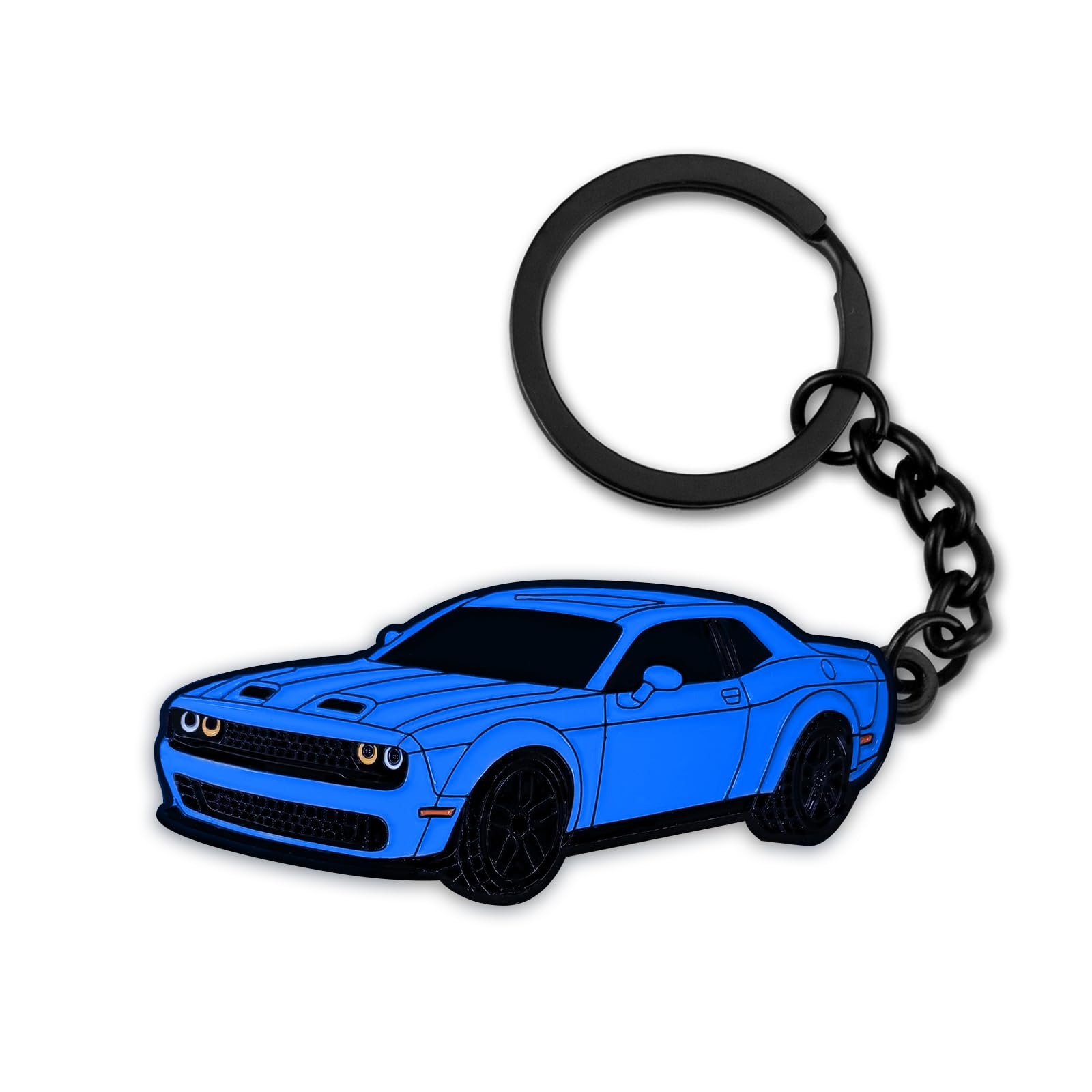 For Dodge Challenger Hellcats Dakota Charger SRT Avenger Durango Keychain，For Dodge Challenger Accessories 2015-2022