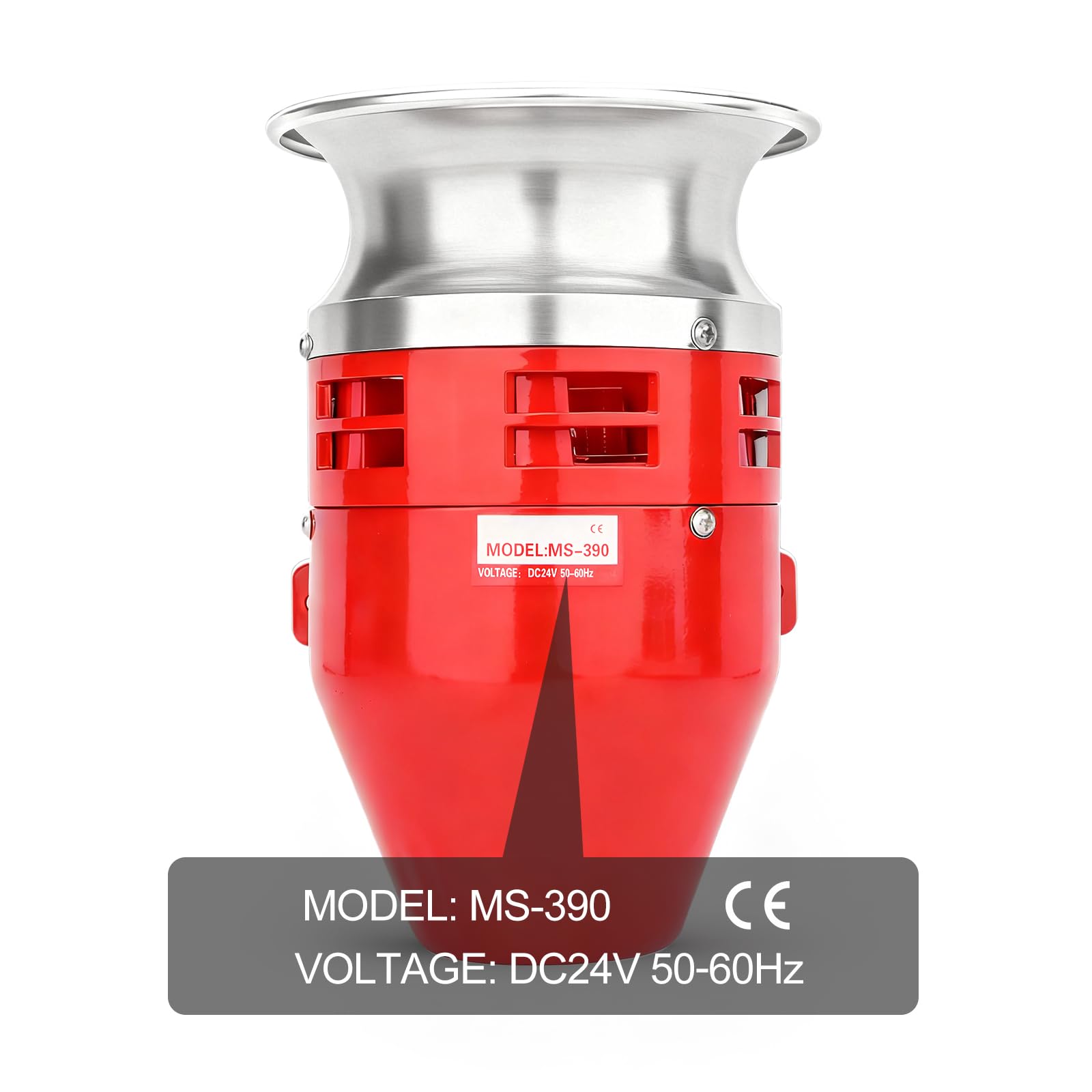 Baomain Heavy-Duty 12V DC Motor Siren - Loud Safety Alarm For Vehicles, Police, Schools & Public Use - View #8